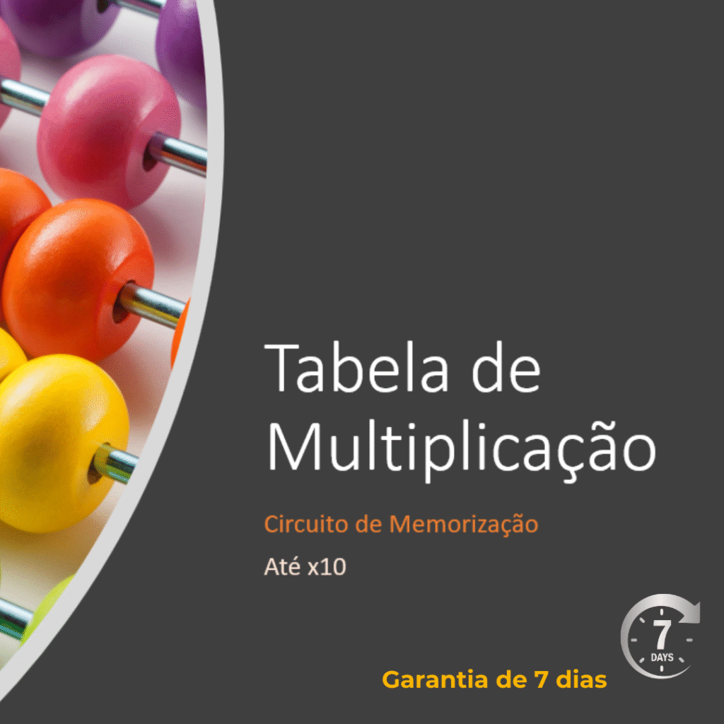 Curso de Memorização da Tabuada – de x1 até x10 (100 min)