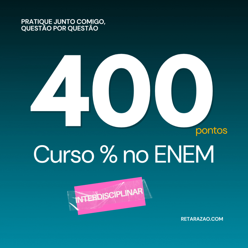 Curso % no ENEM
