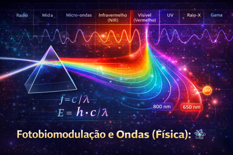 Física da luz vermelha e infravermelha